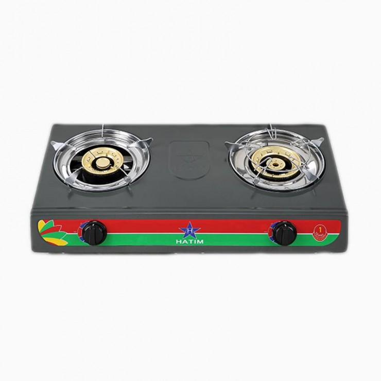 Double Burner Auto Gas Stove 202 HTNC HATIM Group