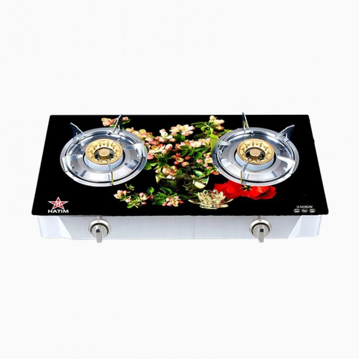 Double Burner Auto Gas Stove 25 HGN HATIM Group