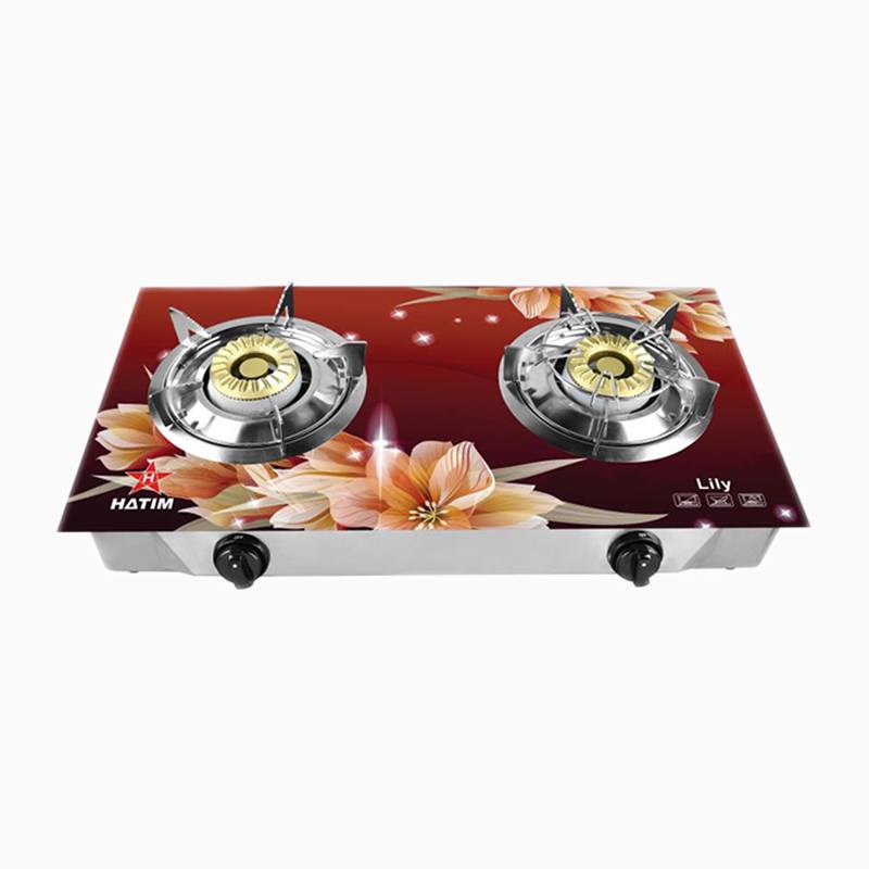 Double Burner Auto Gas Stove (Lily) HATIM Group