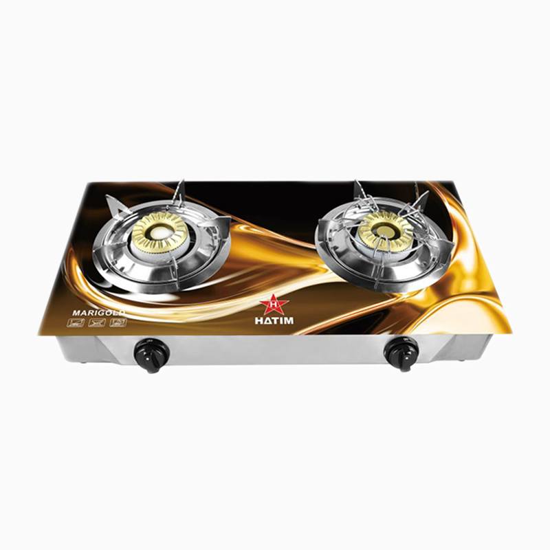 Double Burner Auto Gas Stove (Marigold) HATIM Group